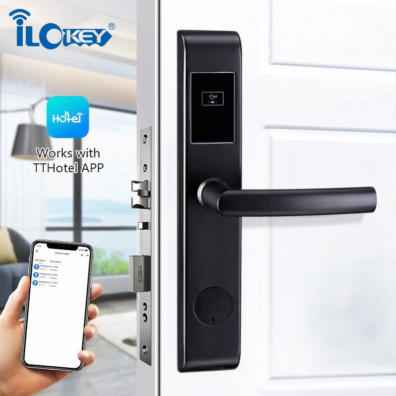 Mobile App control hotel lock with Euro Mortise Mobile App control hotel lock with Euro Mortise