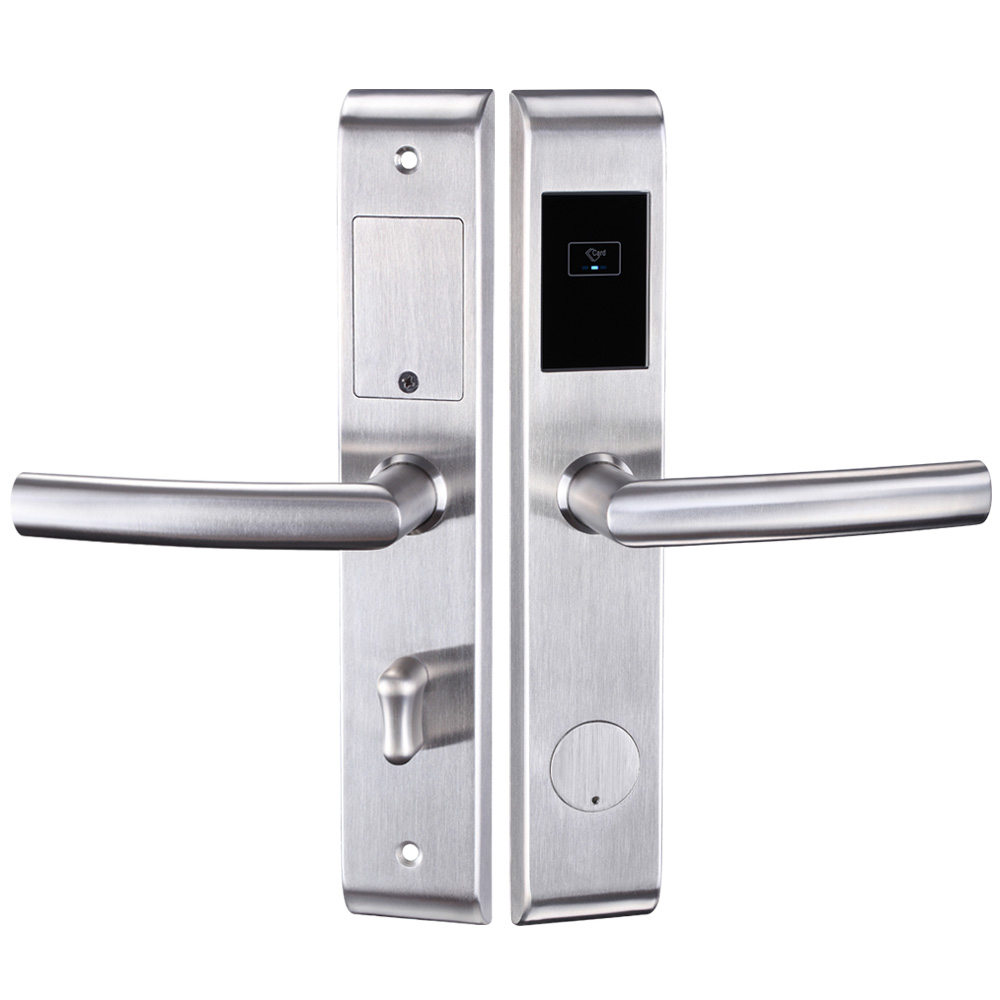 RFID hotel door lock with Euro mortise stainless steel hotel lock1 RFID Hotel Lock