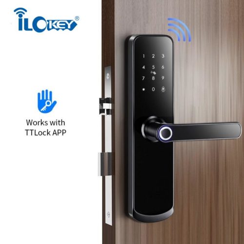 Mobile App Smart Electronic Door Lock With Google Home And Alex